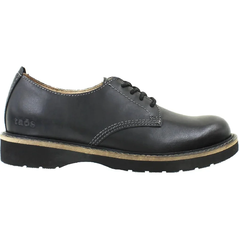 Women's Work It Smooth Leather Shoe In Black