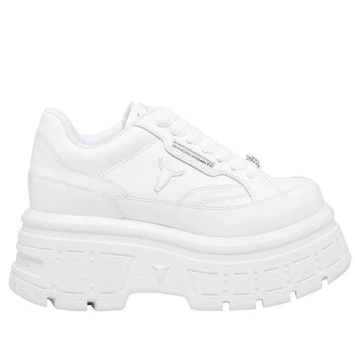 WINDSOR SMITH SWERVE WHITE SNEAKERS