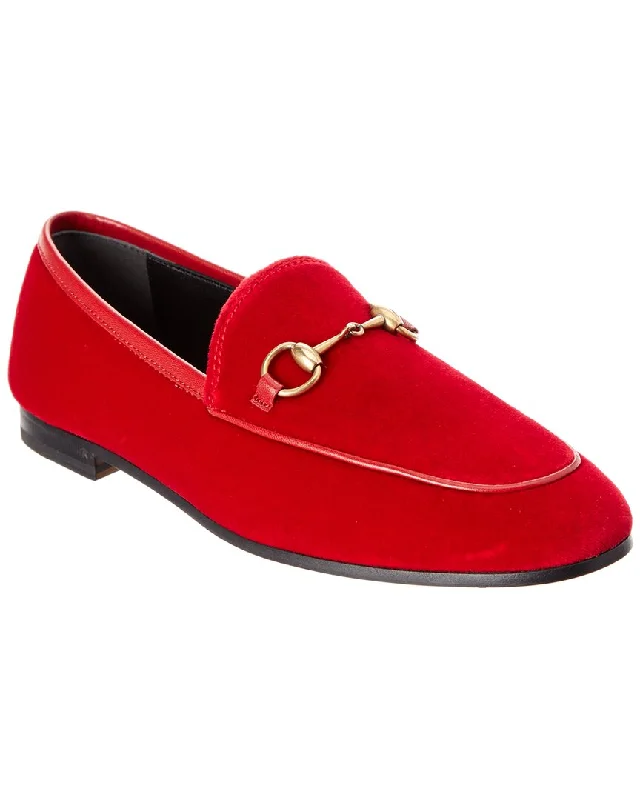 Gucci Jordaan Velvet Loafer