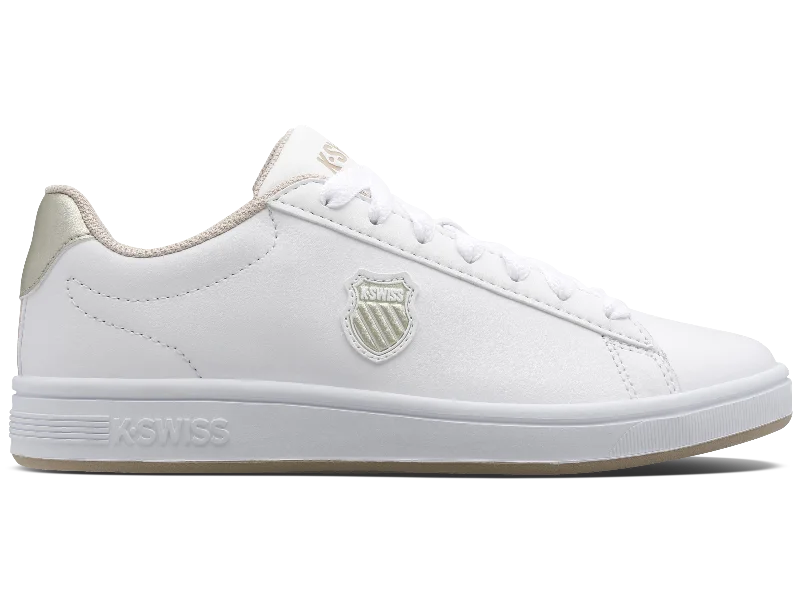 96599-997-M | COURT SHIELD | WHITE/CHAMPAGNE