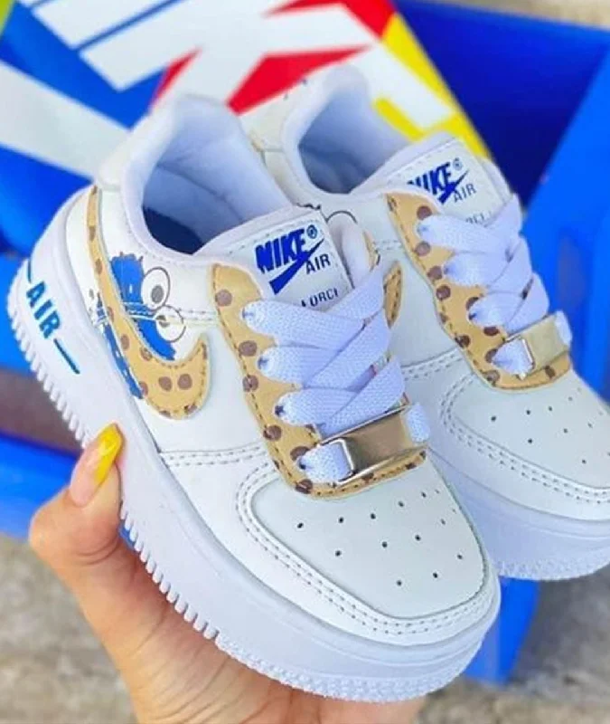 NIKE AIR FORCE 1 COOKIE MONSTER KIDS