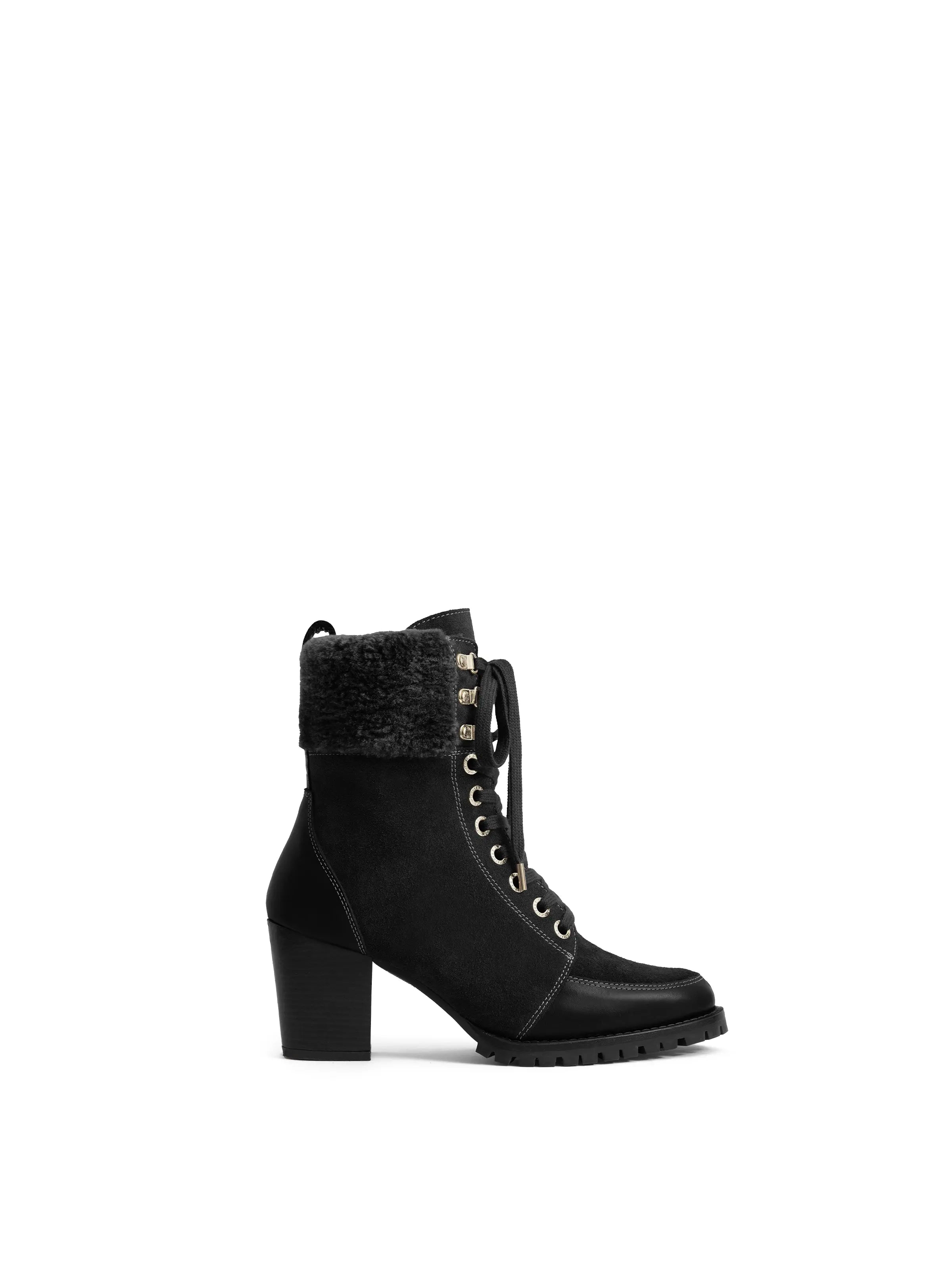 Heeled Uxbridge - Black Suede