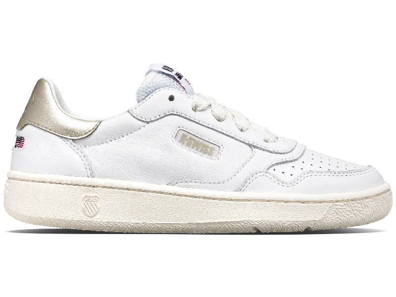 97752-970-M | SLAMMCOURT CC LTH | WHITE/CHAMPAGNE