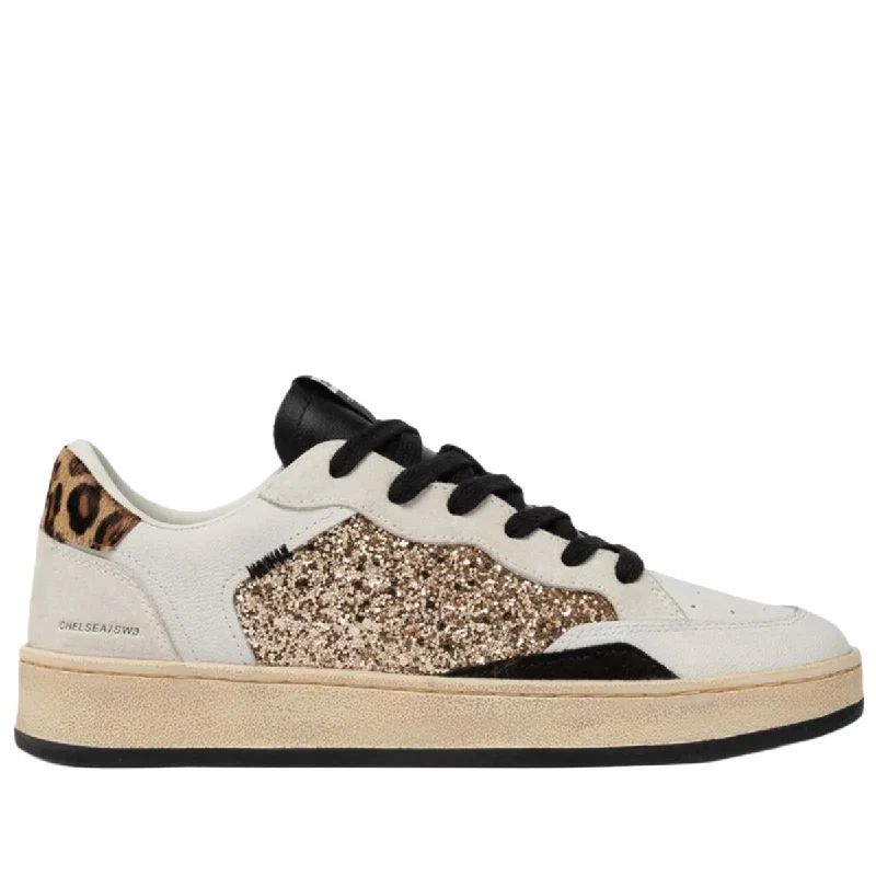 CRIME LONDON CHELSEA GOLD SNEAKERS