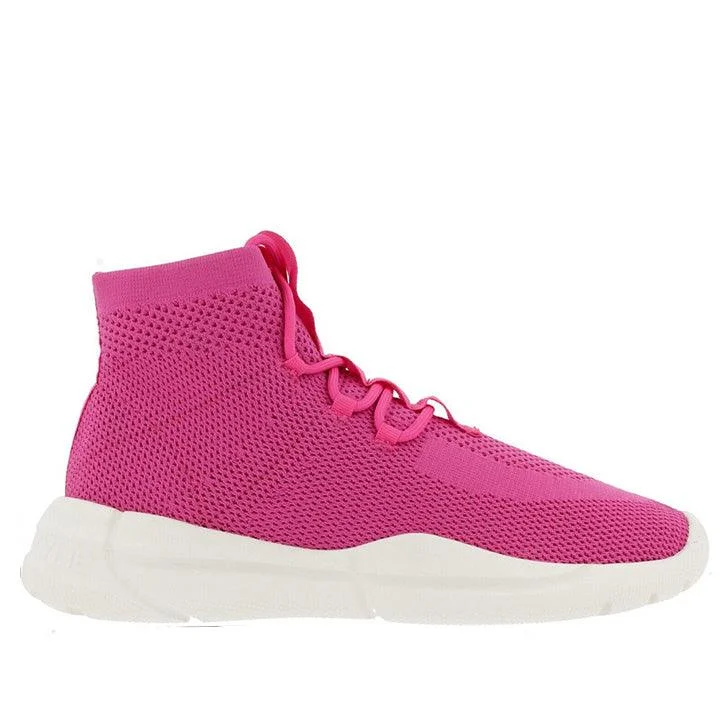 KENDALL + KYLIE NIVITY NEON PINK SNEAKERS