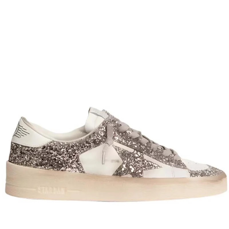 GOLDEN GOOSE STARDAN GLITTER SNEAKERS