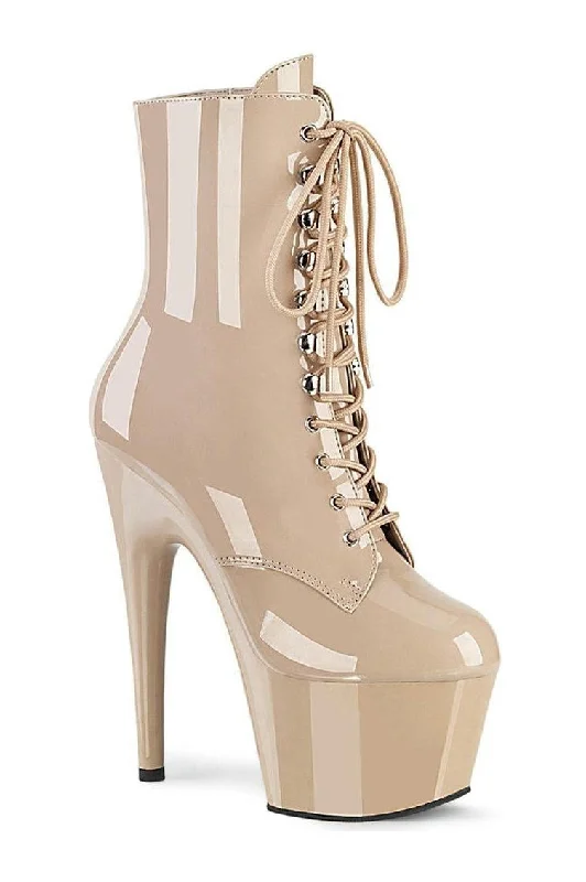 ADORE-1020 Ankle Boot | Nude  Patent