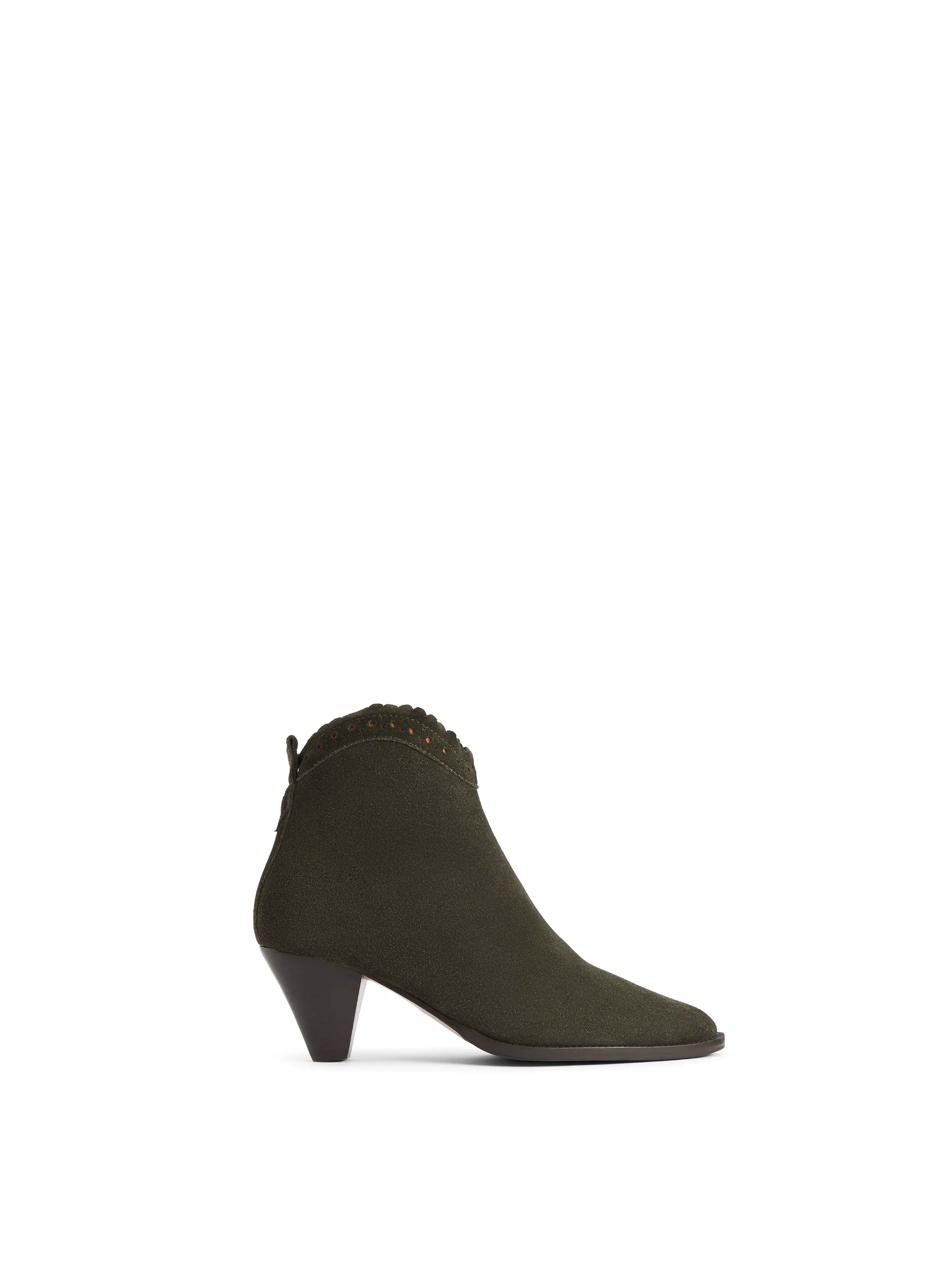 Regina Ankle Boot - Moss Green