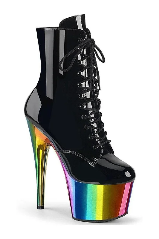 ADORE-1020RC Ankle Boot | Black Patent