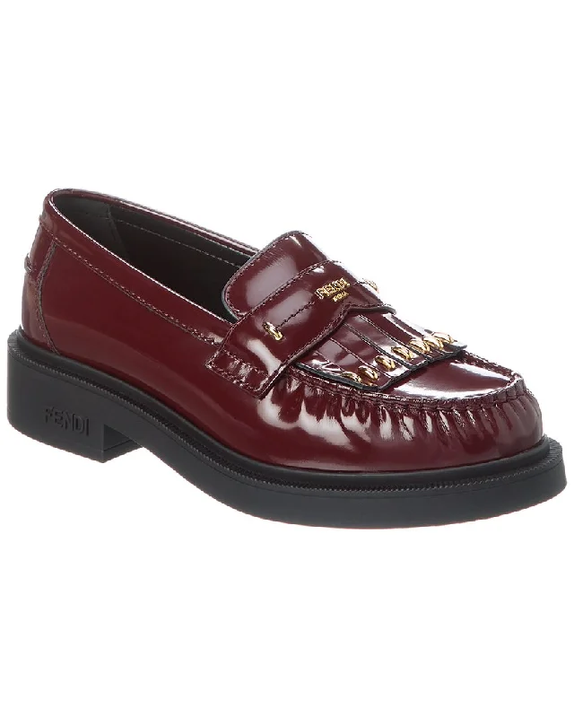 FENDI Filo Leather Loafer