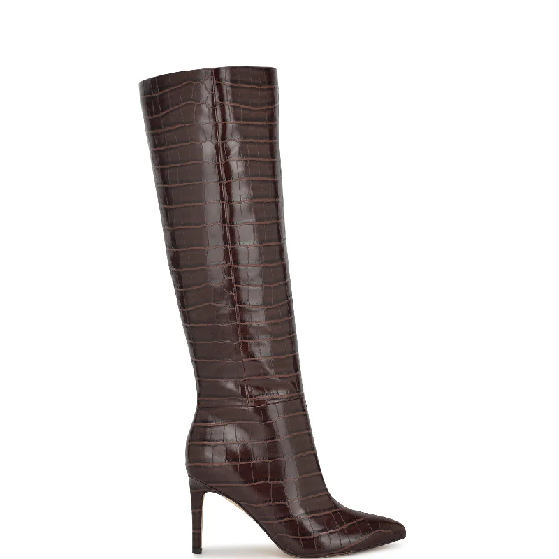 Richy Wide Calf Heeled Boots