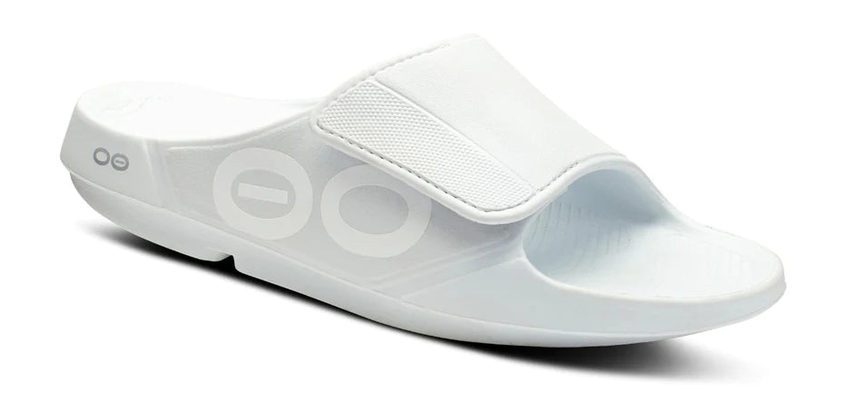 OOahh Flex Sport Adjustable Slide in White CLOSEOUTS