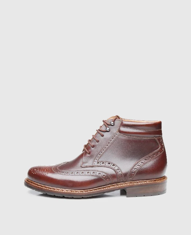 Janosh K Full-Brogue AC - Dark Brown