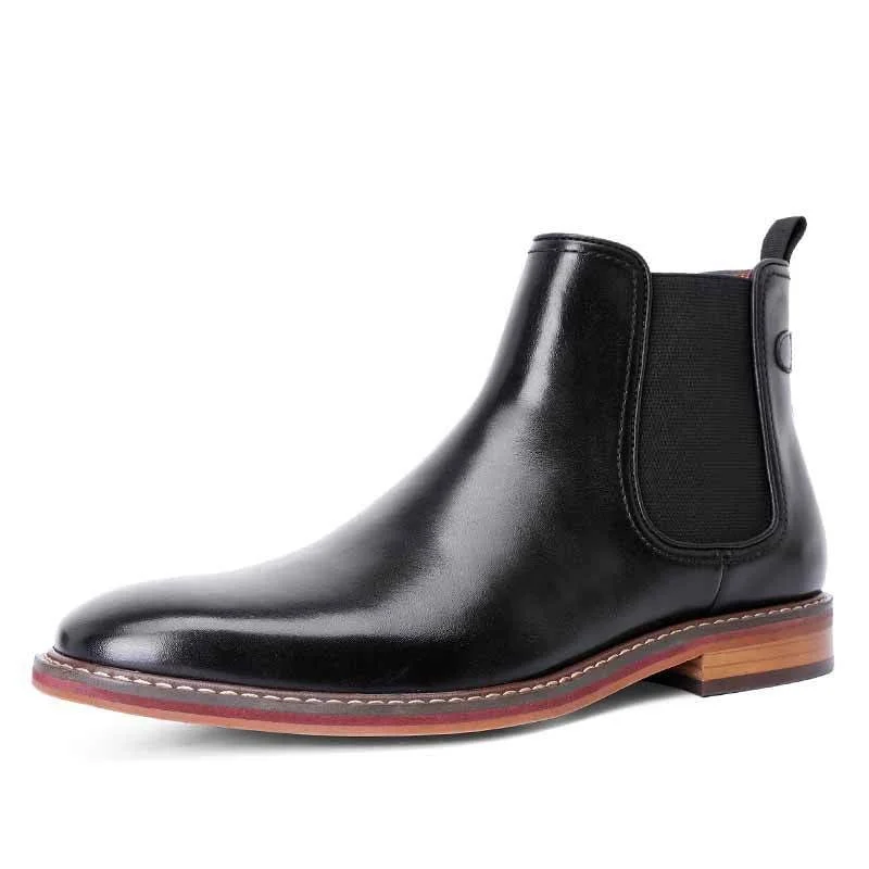 West Louis™ Men's Genuine Leather Chelsea Boots