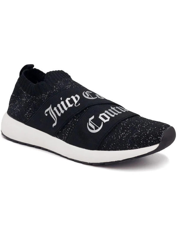 Annouce Womens Knit Laceless Slip-On Sneakers