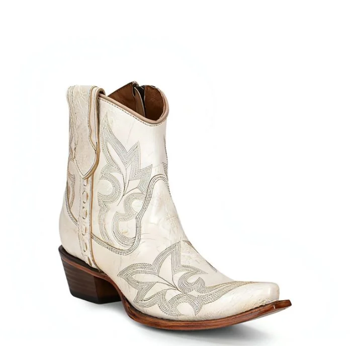 Circle G by Corral Blanca Ankle Boot L5916