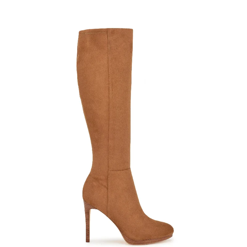 Quizme Wide Calf Platform Boots