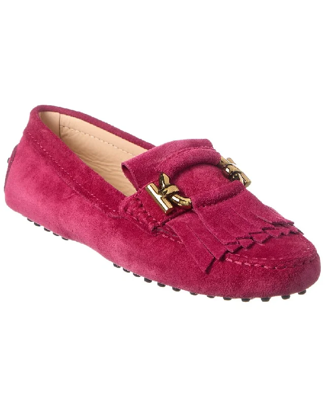 TOD’s Logo Suede Loafer