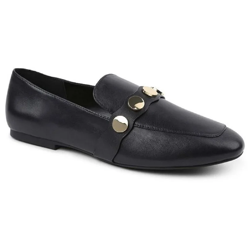 Ronin Womens Faux Leather Slip On Loafers