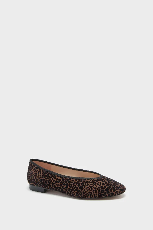 Velvet Leopard Nina Flats