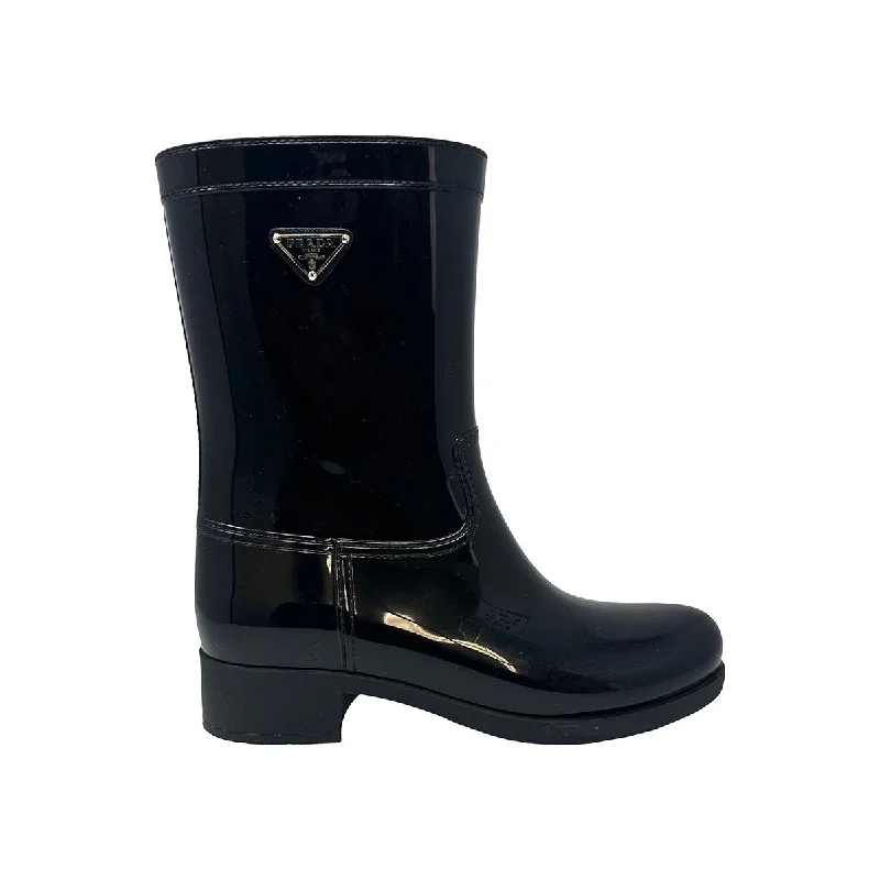 Prada Mid Calf Rain Boots