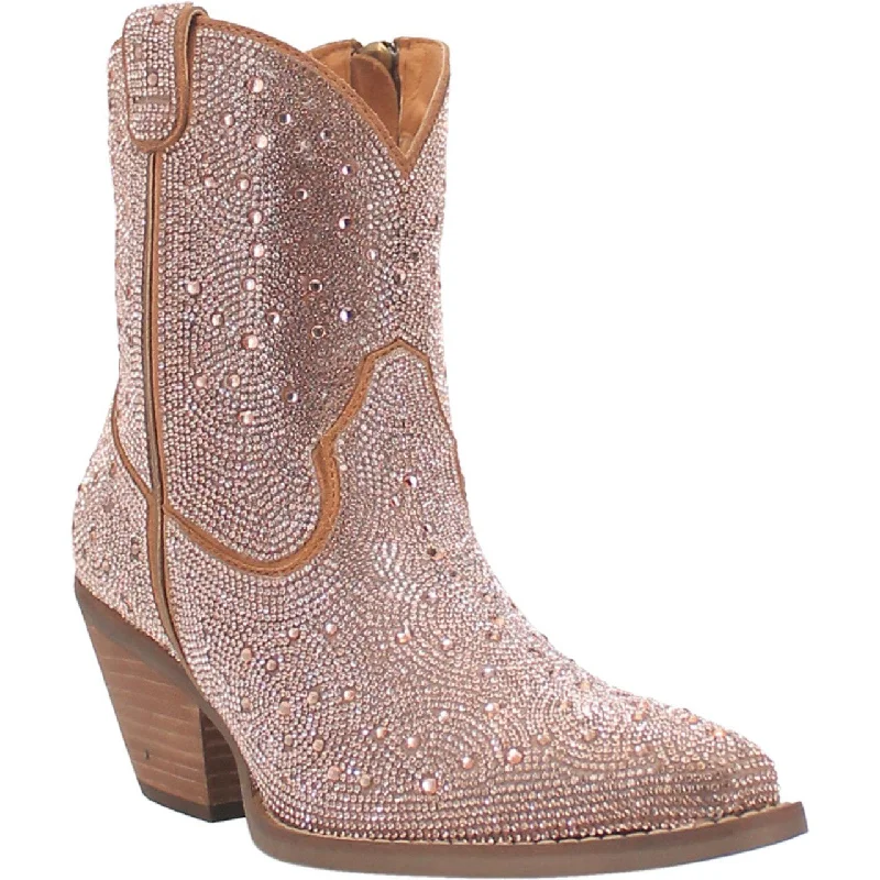 Dingo Women's Boot - Rhinestone Cowgirl (Rose Gold) - DI577-ROSE GOLD