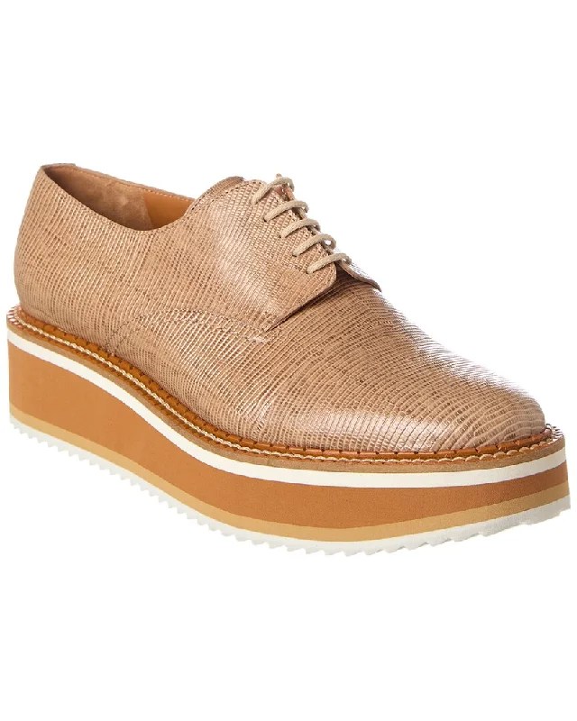 Clergerie Brook Leather Platform Oxford