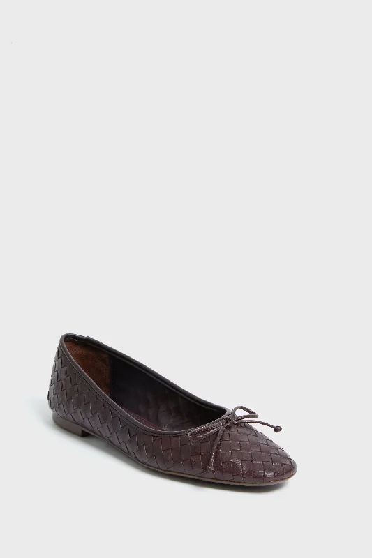 Dark Chocolate Arissa Flats