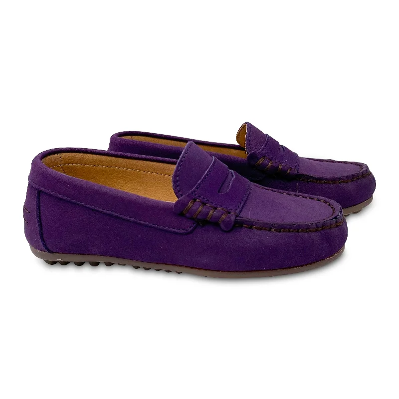 LMDI Violet Nubuck Penny Loafer