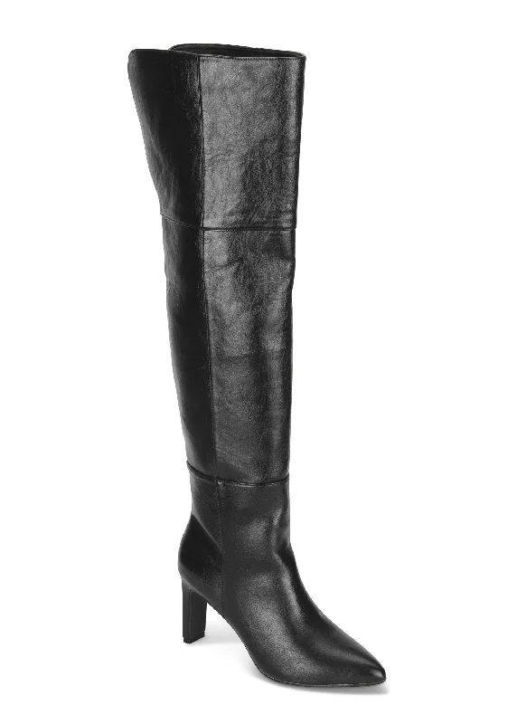 Over-The-Knee Boots - Black