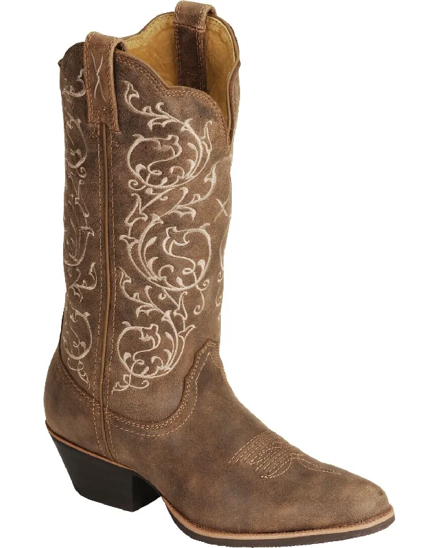 Twisted X Women's Fancy Stitched Cowgirl Boot - Medium Toe - WWT0025