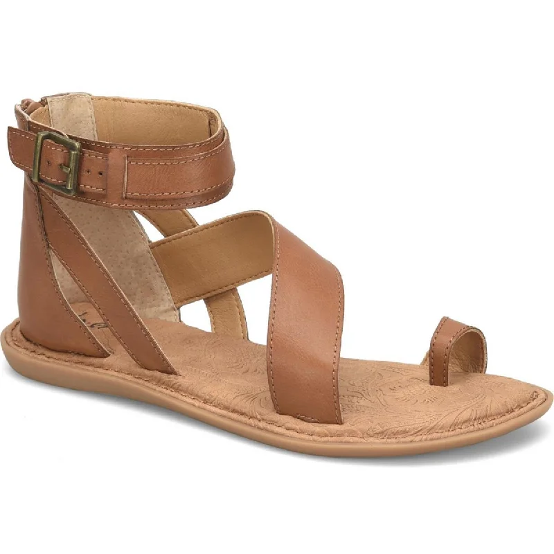 B.O.C. Womens Maci Strappy Zipper Ankle Strap