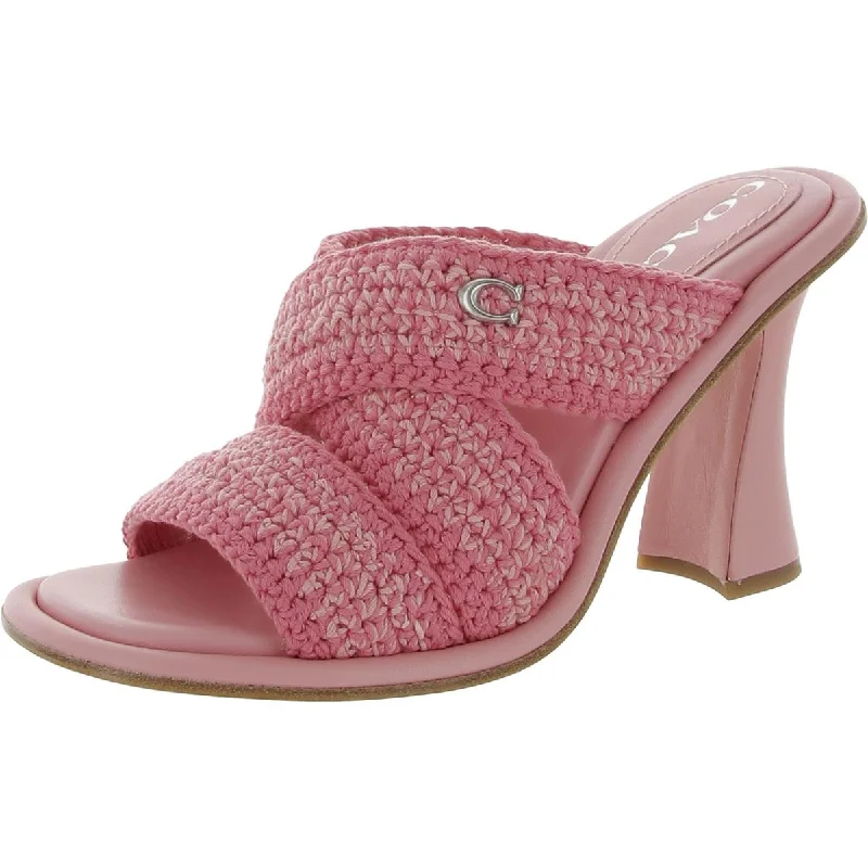 Coach Womens Quinti Knit Slip On Heels