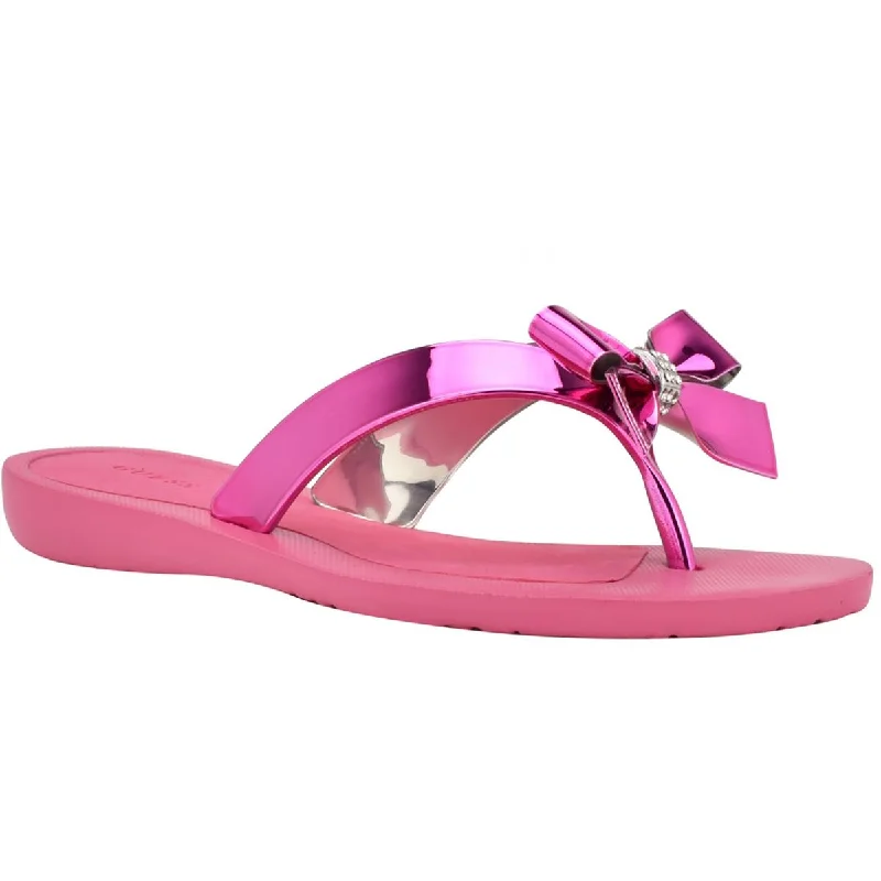 Guess Womens Tutu 9 Bow Flip-Flops