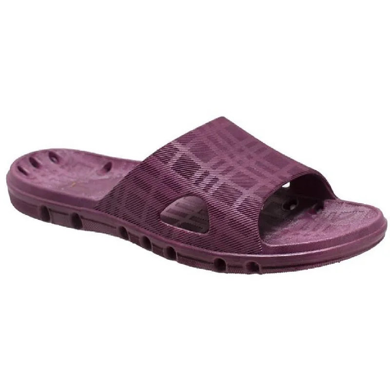 Tecs Womens Rubber Slides Flip-Flops