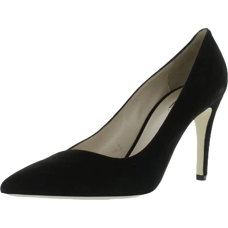 Giorgio Armani Womens Suede Asymmetric Pumps