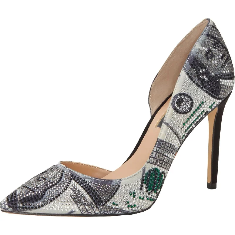 INC Womens Kenjay Pointed Toe Rhinestone D'Orsay Heels