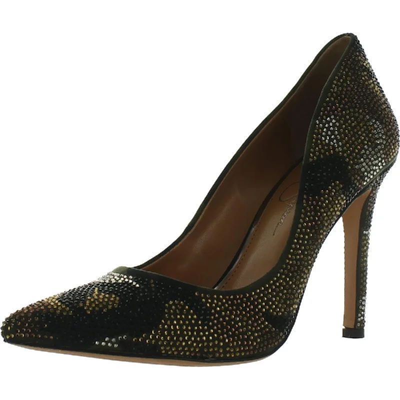 Jessica Simpson Womens Cassani7 Pointed Toe Embellished Pumps