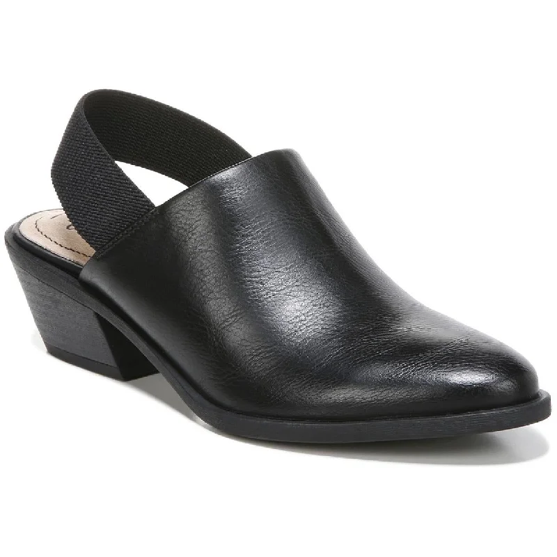 LifeStride Womens Pasadena Faux Leather Ankle Strap