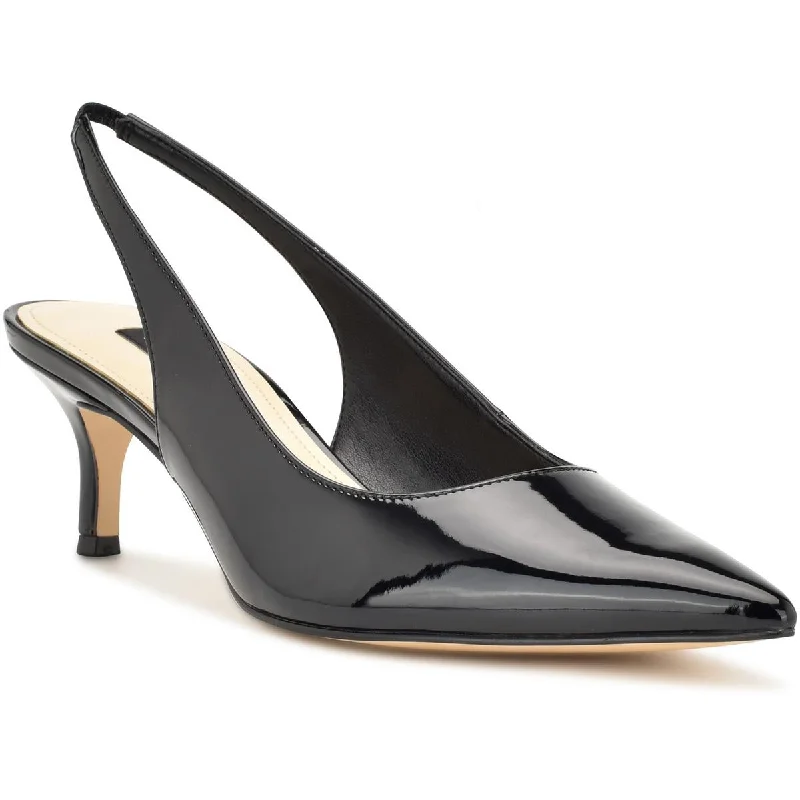 Nine West Womens Nataly Patent Pointed Toe Pumps