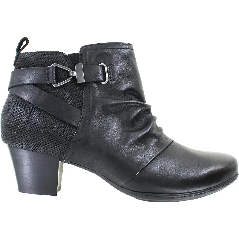 Women's Earth Halifax Black Leather