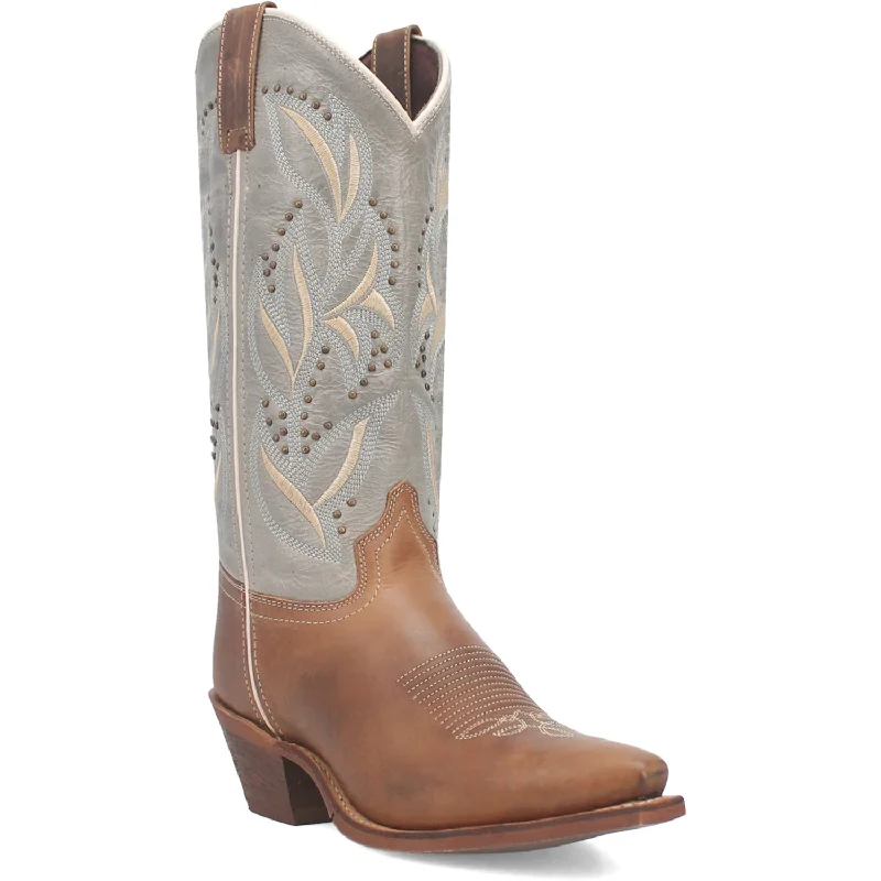 Laredo Womens Larissa Honey Leather Cowboy Boots